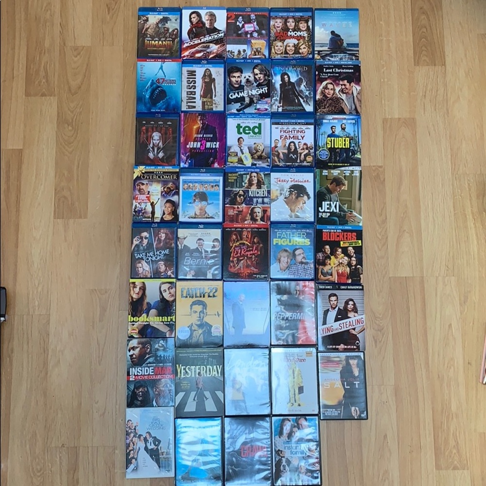 Blu Ray’s + DVD’s
